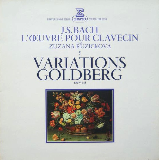 Harpsichord Ruzickova Bach Goldberg Variations (gatefold) Tracks